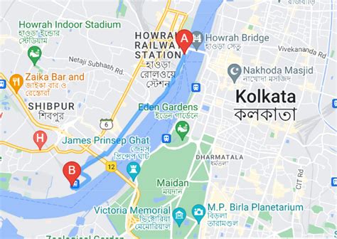 shalimar to howrah distance taxi fare